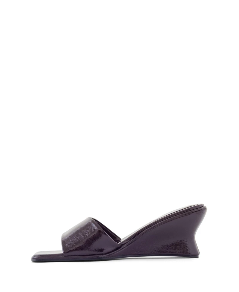 Therapy Australia Women's Lafayette Square-Toe Wedge Slide Sandal