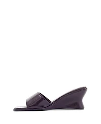 Therapy Australia Women's Lafayette Square-Toe Wedge Slide Sandal
