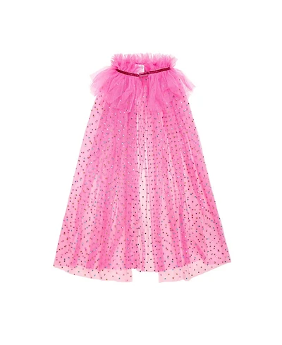 Sweet Wink Girls Raspberry Rhinestone Cape