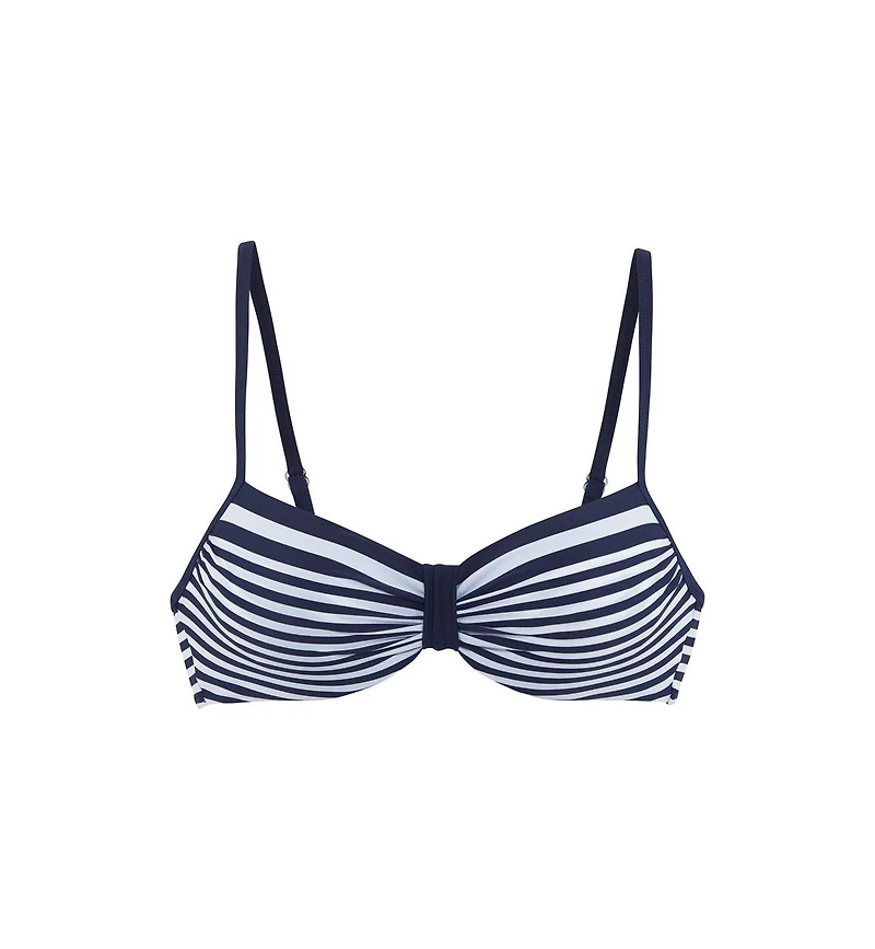 Lascana Women's Striped Underwire Bikini Swimsuit Top Bra Sizing