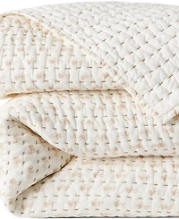 Lands' End Printed Seed Stitch Quilt