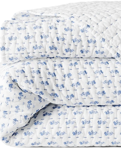 Lands' End Printed Seed Stitch Quilt