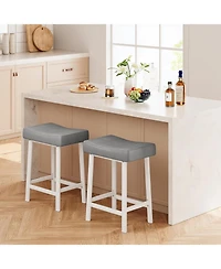gaomon Dining Chair Counter Height Bar Stools Set of 2 24 Inch Barstools for Kitchen Dining Room