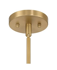 Possini Euro Design Possini Euro Conrad 41 3/4" Wide Warm Gold and Wood 6-Light Chandelier
