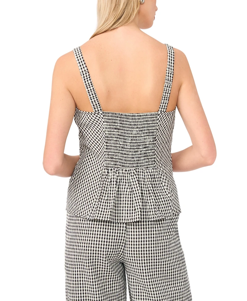 Vince Camuto Women's Sleeveless Button Front Tank Top