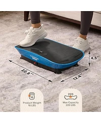 Lifepro Vibration Plate with Auto Start & Bluetooth Speaker – Whole Body Workout Platform for Lymphatic Support & Muscle Toning