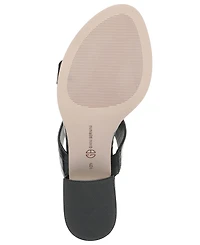 Giani Bernini Women's Almond Toe Stacked Heel Sandals, Macy's Exclusive
