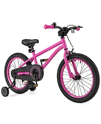 Slickblue Kids Bicycle with Adjustable Seat and Removable Wheels