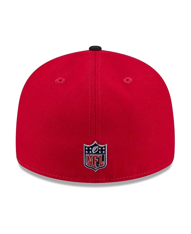 New Era Men's Scarlet/Black San Francisco 49ers 2026 Nfl Draft Pre-Curved 59FIFTY Fitted Hat