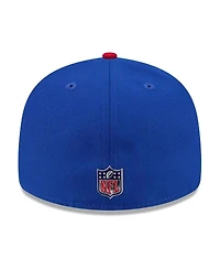New Era Men's Royal/Red York Giants 2026 Nfl Draft Pre-Curved 59FIFTY Fitted Hat