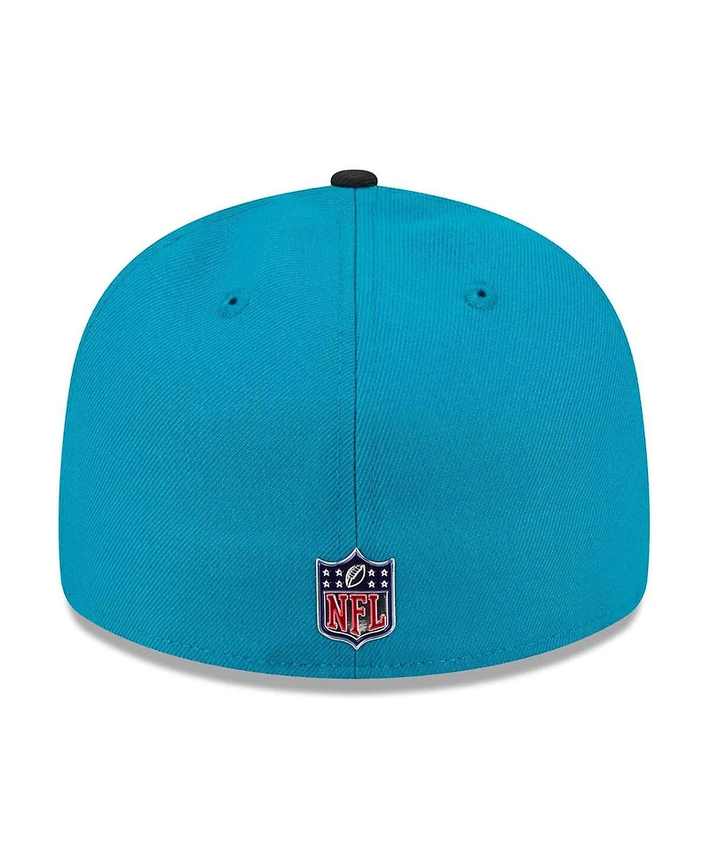 New Era Men's Teal/Black Jacksonville Jaguars 2026 Nfl Draft Pre-Curved 59FIFTY Fitted Hat