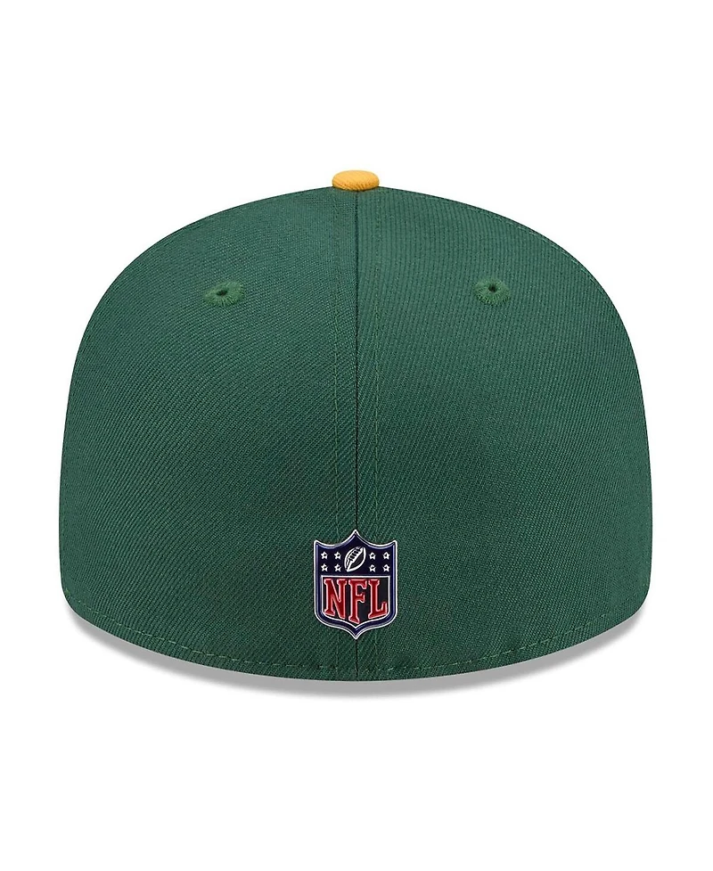 New Era Men's Green/Gold Green Bay Packers 2026 Nfl Draft Pre-Curved 59FIFTY Fitted Hat