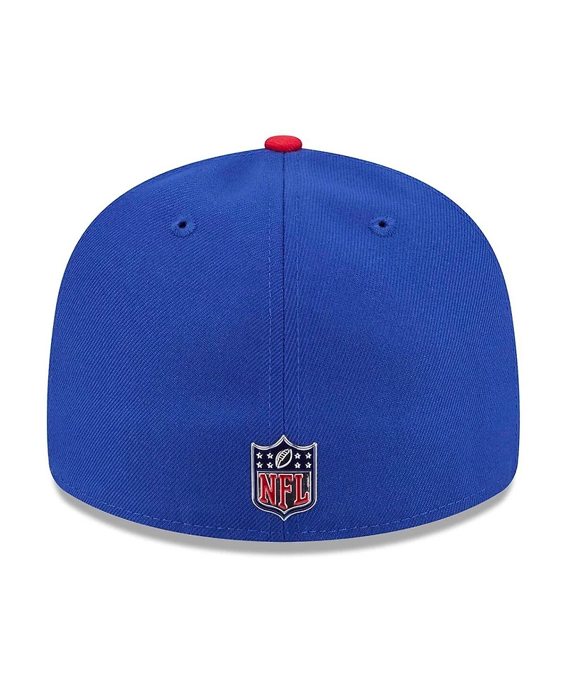 New Era Men's Royal/Red Buffalo Bills 2026 Nfl Draft Pre-Curved 59FIFTY Fitted Hat