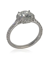 Pre-Owned Tiffany & Co 1.15 ct Round Brilliant Diamond Soleste Engagement Ring
