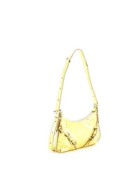 Pre-Owned Givenchy Mini Voyou Shoulder Bag Metallic Leather
