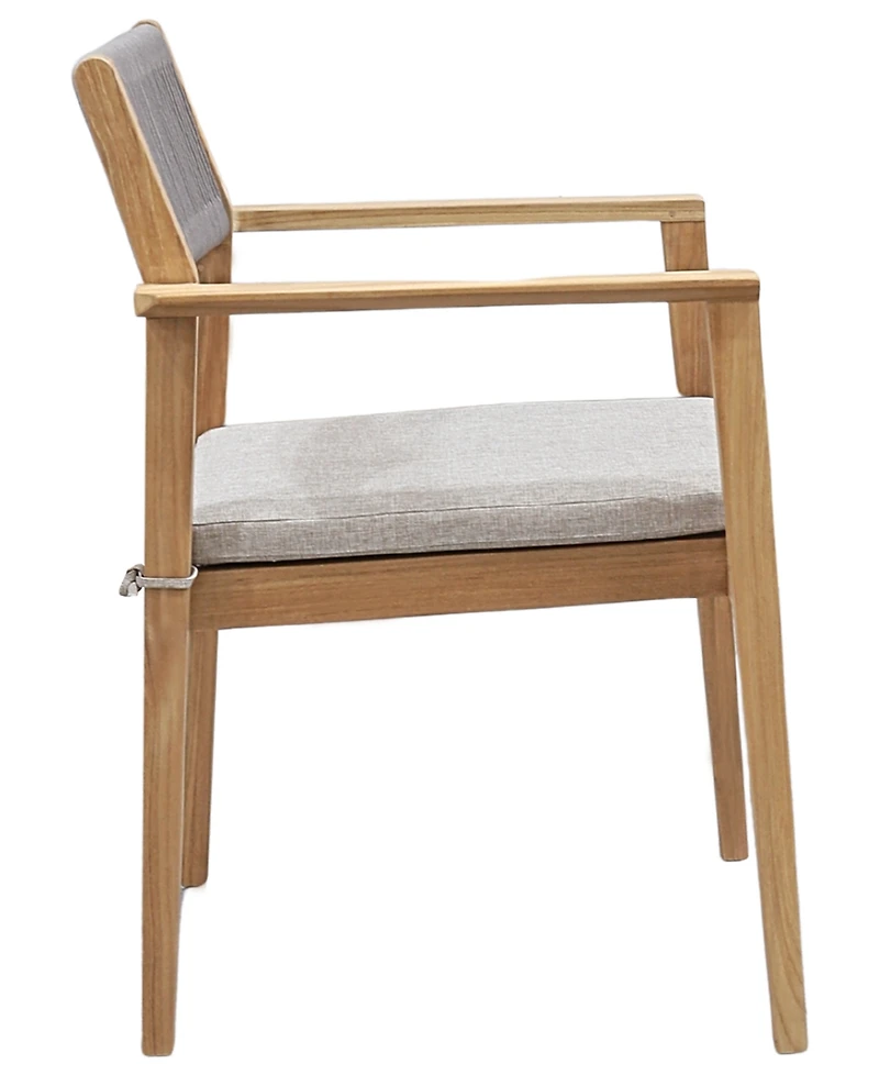 Bristol 31" Olefin Agate Stacking Chair with Cushion, Created for Macy's