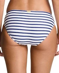 Lauren Ralph Women's Stripe Pull-On Swim Bottoms