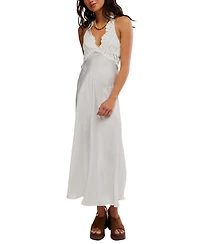 Free People Women's Petal Party V-Neck Midi Dress