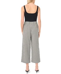 Vince Camuto Women's Mid-Rise Pleated Straight Leg Pants