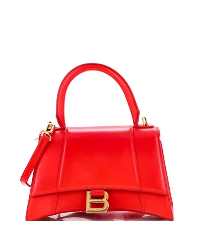 Pre-Owned Balenciaga Small Hourglass Top Handle Bag Leather