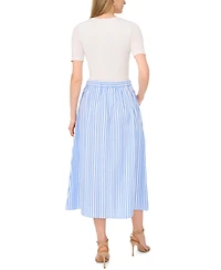 Vince Camuto Women's Pull-On Placket Maxi Skirt