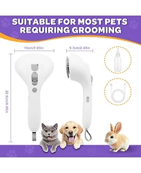 Aronkl Pet Spray Grooming Brush Self Cleaning Rechargeable Hair Removal for Dog Cat with Mist