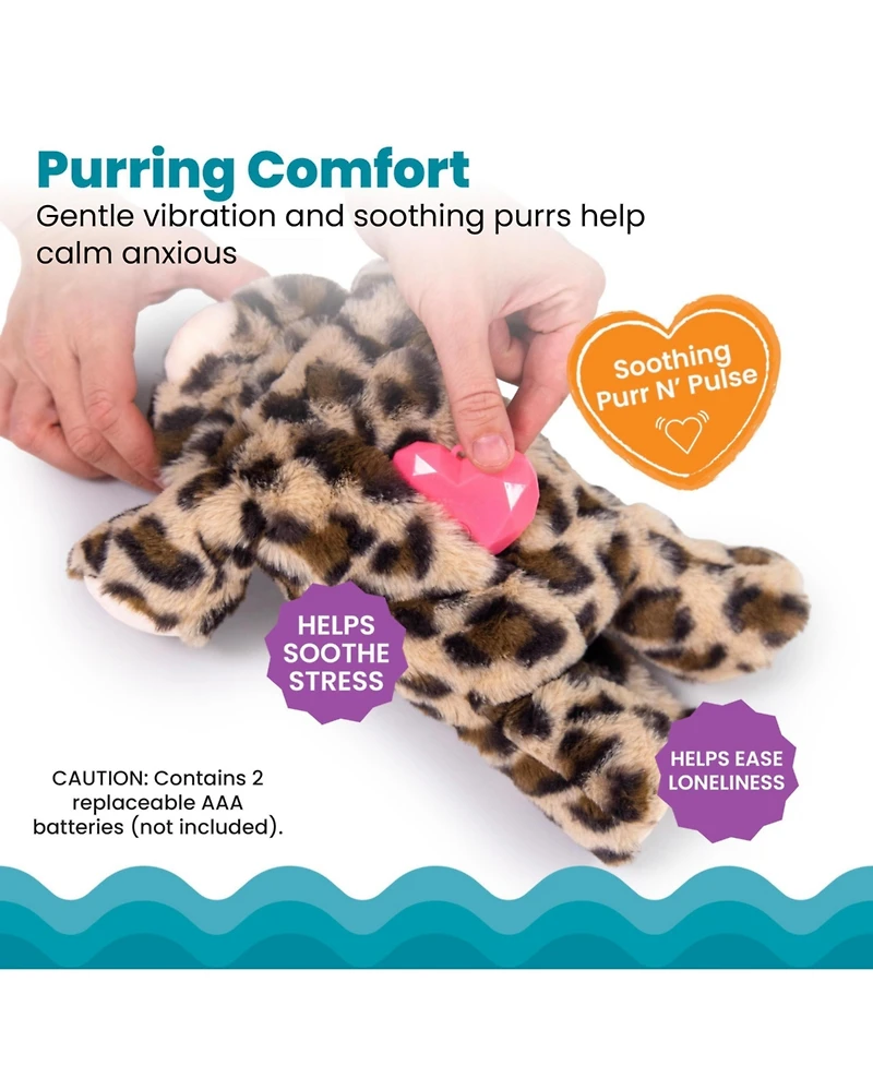 Aronkl Calming Pal Cat Plush Purring Heartbeat Warmth Vibration Comfort Kittens Cats