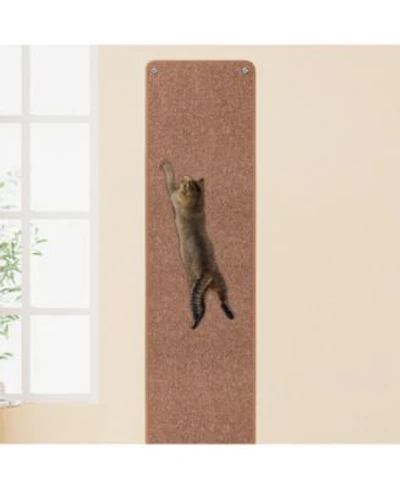 Aronkl Extra Large Thickened Cat Wall Climbing Carpet Scratch Pad with Fixed Nails Furniture Protector