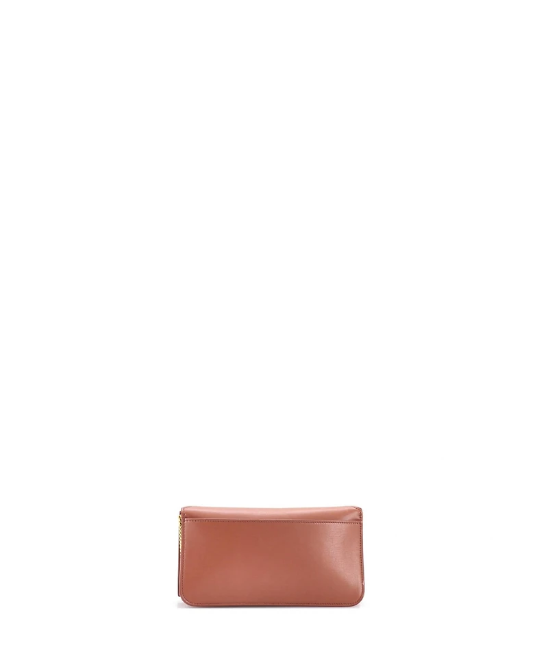 Pre-Owned Saint Laurent Classic Monogram Phone Holder Shoulder Bag Leather