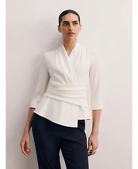 The Fold Women's Belleville Clever Crepe Top