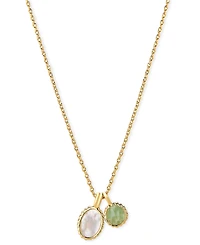 Ana Luisa Tallulah Gold-Plated Charm Necklace