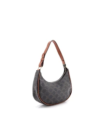 Pre-Owned Celine Ava Bag Triomphe Coated Canvas