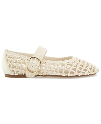 Kenneth Cole New York Women's Tessa Woven Mary Jane Ballet Flats