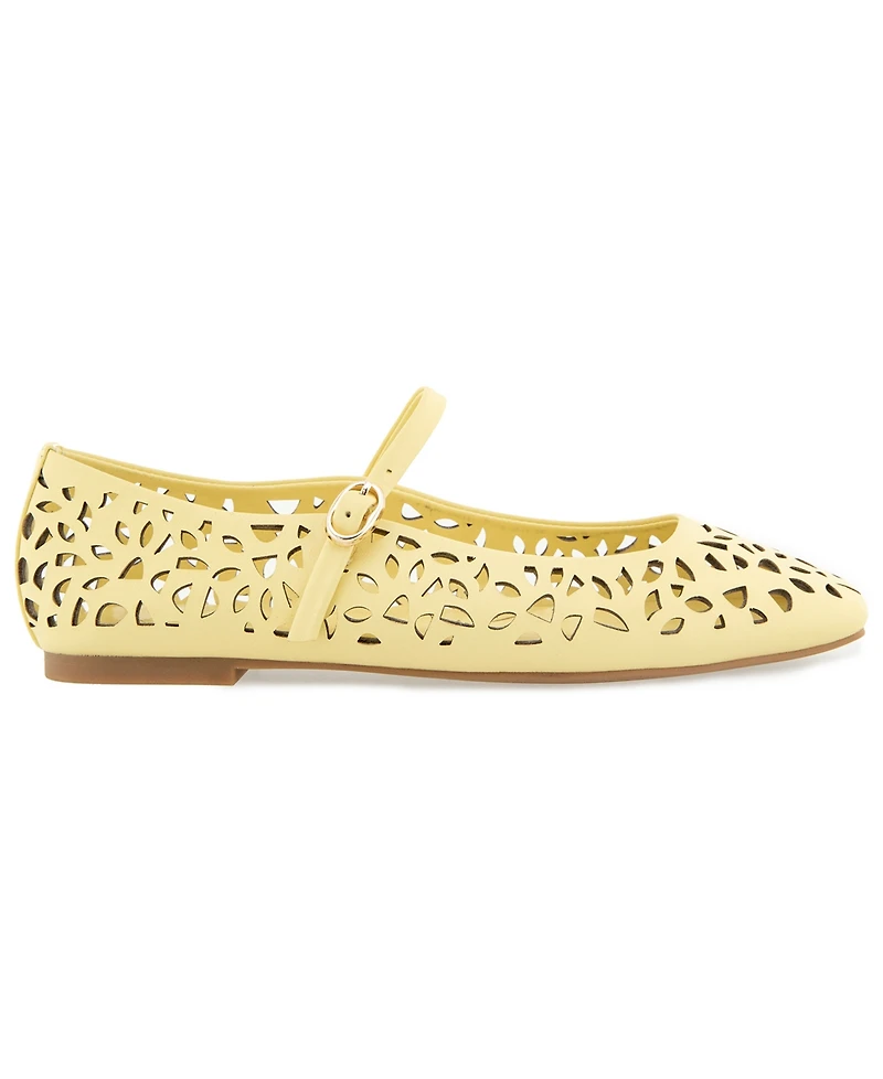 Kenneth Cole New York Women's Jasper Perf Mary Jane Ballet Flats