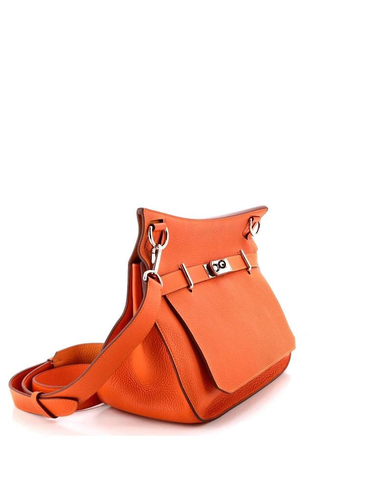Pre-Owned HERMES 34 Verso Jypsiere Bag Clemence