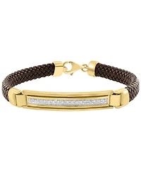 Effy Collection Lab Grown Diamond Bracelet (3/8 ct. t.w.) in Gold Over Silver