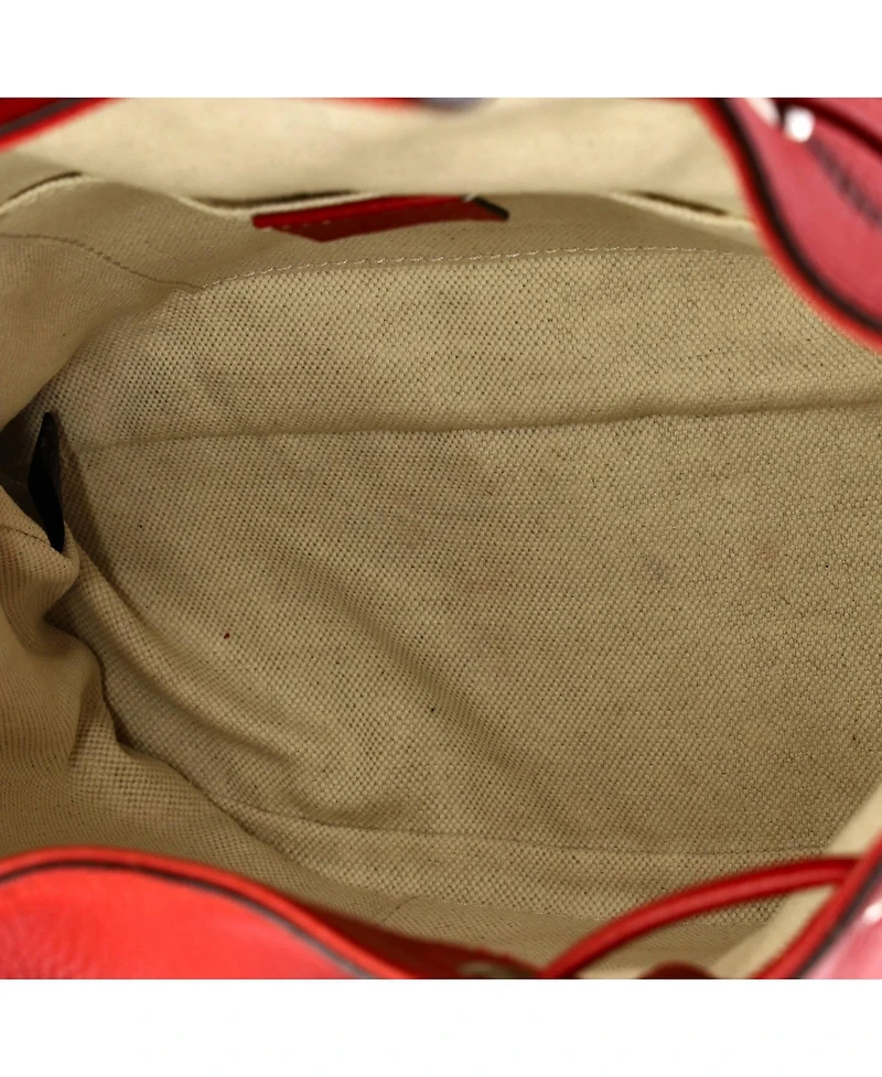 Pre-Owned Gucci Medium Bamboo Tassel Backpack Leather