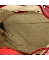 Pre-Owned Gucci Medium Bamboo Tassel Backpack Leather