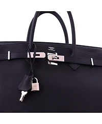 Pre-Owned HERMES Birkin Handbag Togo with Palladium Hardware