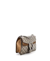 Pre-Owned Gucci Mini Dionysus Bag Gg Coated Canvas