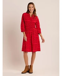 Brakeburn Women's Zora Embroidery Detail Dress