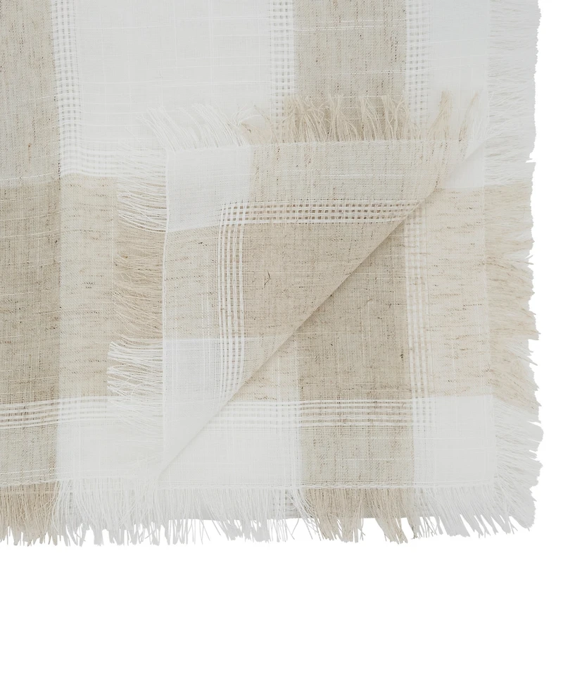 Saro Lifestyle Fringed Table Runner
