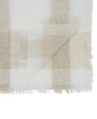 Saro Lifestyle Fringed Table Runner