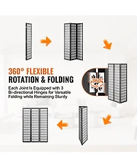 Gouun 3-Panel Japanese-Style Folding Room Divider