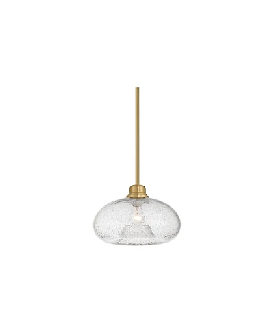 Possini Euro Design Vacquer Soft Gold Seeded Glass Mini Pendant Light