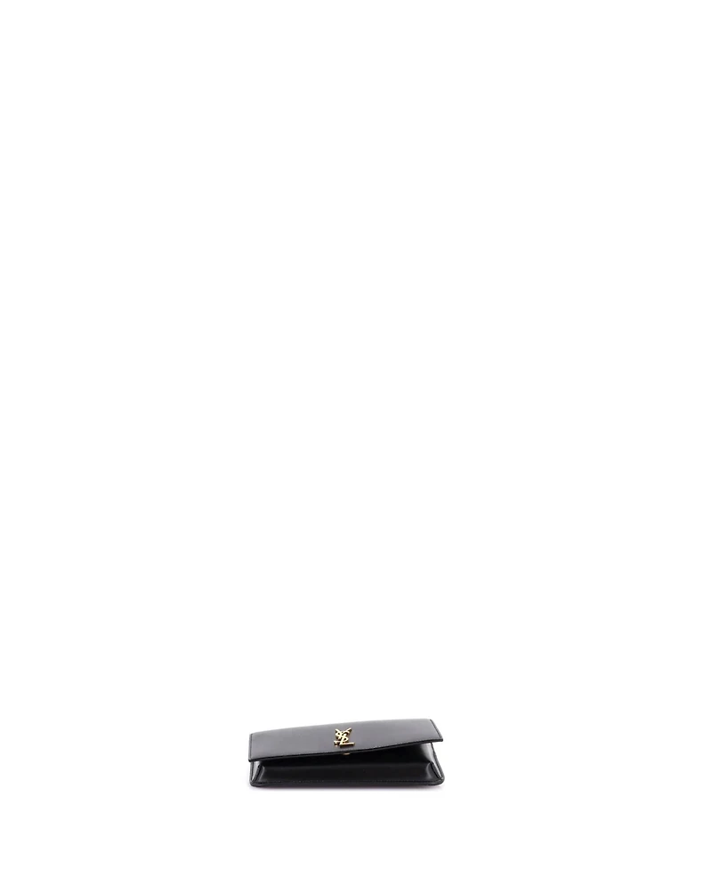 Pre-Owned Saint Laurent Classic Monogram Phone Holder Shoulder Bag Leather