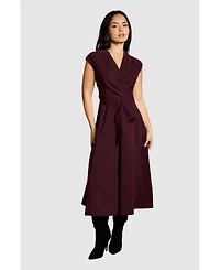 Coast Women's Belted Crepe Dress