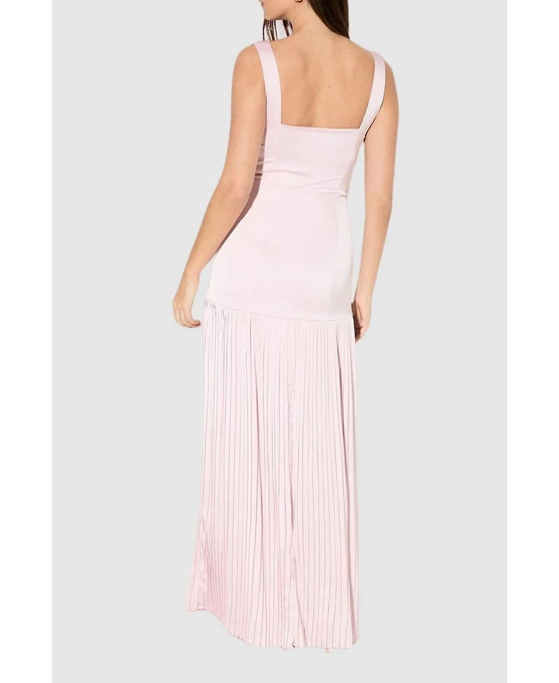 MissPap Women's Premium Pleated Skirt Bridesmaid Dress