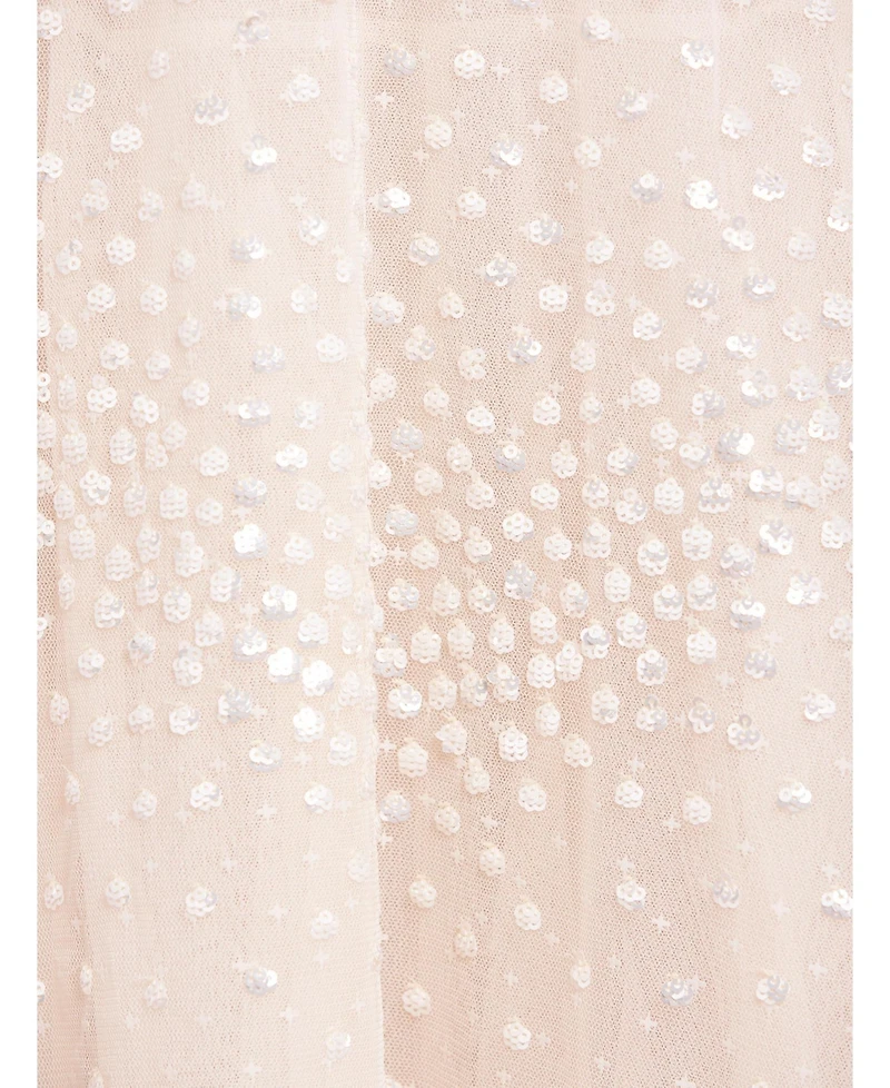 Needle & Thread Women's Scallop Sequin Cape Ankle Gown