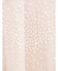 Needle & Thread Women's Scallop Sequin Cape Ankle Gown